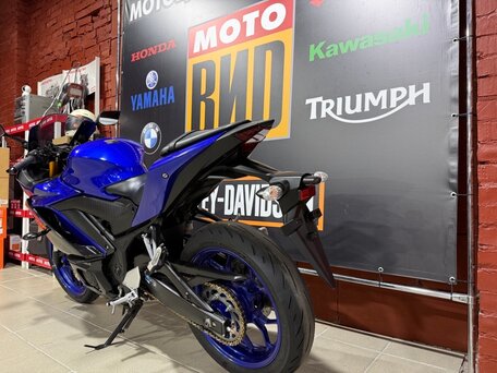 2019 Yamaha YZF-R3, синий, 570000 рублей, вид 2