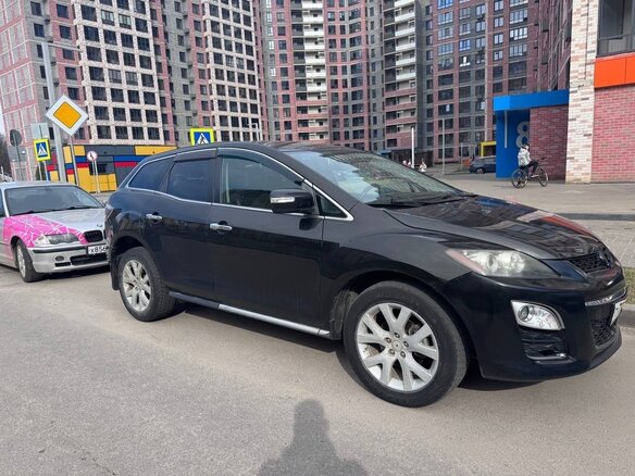 2010 Mazda CX-7 I Рестайлинг, чёрный, 520000 рублей - вид 1