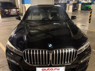 2021 BMW 7 серии 730d xDrive VI (G11/G12) Рестайлинг, чёрный, 7300000 рублей, вид 2