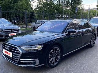 2019 Audi A8 Long 55 TFSI IV (D5), чёрный, 5900000 рублей, вид 1