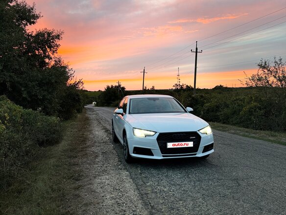 2015 Audi A4 V (B9), белый, 1449000 рублей - вид 1
