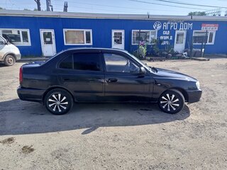 2011 Hyundai Accent ТагАЗ II, чёрный, 260000 рублей, вид 5