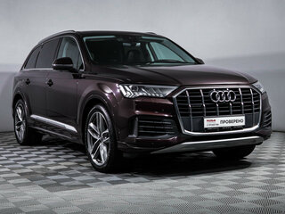 2021 Audi Q7 45 TDI II (4M) Рестайлинг, коричневый, 6795000 рублей, вид 3