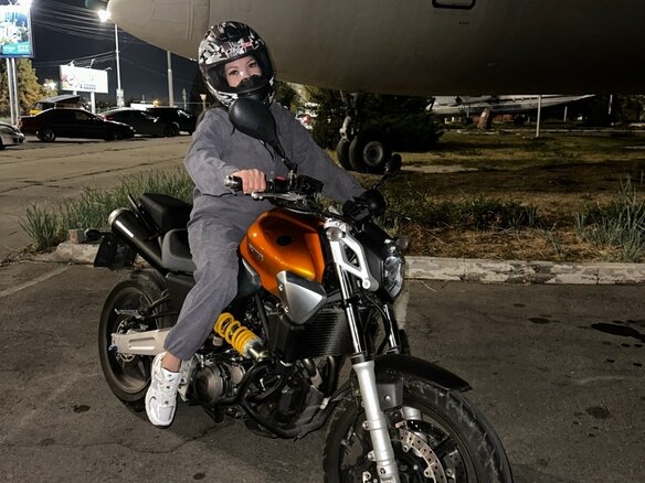 2008 Yamaha MT-03, оранжевый, 480000 рублей