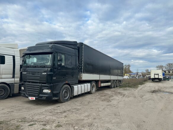 2008 DAF XF 105, чёрный, 2500000 рублей - вид 1