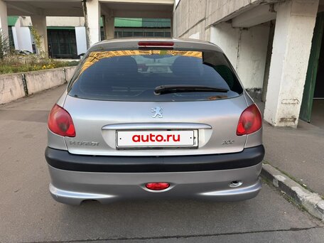 2003 Peugeot 206, серый, 170000 рублей, вид 5