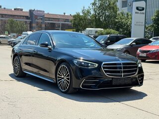 2021 Mercedes-Benz S-Класс 450 Long 4MATIC VII (W223), чёрный, 9600000 рублей, вид 3