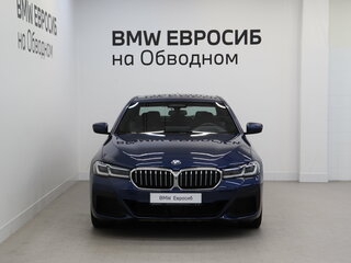 2020 BMW 5 серии 530d xDrive VII (G30/G31/G38) Рестайлинг, синий, 4890000 рублей, вид 3