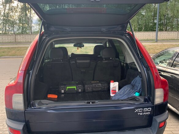 2003 Volvo XC90 I, синий, 900000 рублей - вид 16