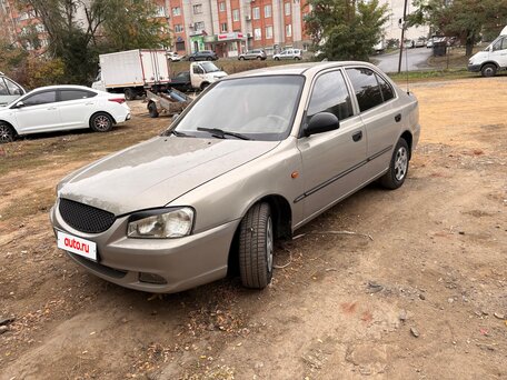 2008 Hyundai Accent ТагАЗ II, бежевый, 450000 рублей, вид 1