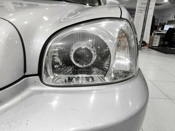 2007 Hyundai Santa Fe Classic Classic, серебристый - вид 16