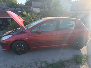 2006 Peugeot 307 I Рестайлинг, красный, 349990 рублей, вид 4