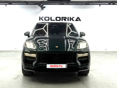 2026 Porsche Cayenne Turbo GT Coupé III Рестайлинг, зелёный, 37000000 рублей, вид 2