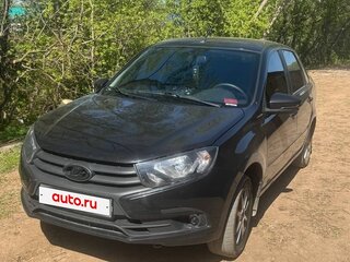 2022 Lada (ВАЗ) Granta I Рестайлинг, чёрный, 725000 рублей, вид 1