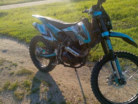 2023 Motoland CRF250 Enduro, голубой, 120000 рублей, вид 3
