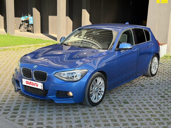 2012 BMW 1 серии 116i II (F20/F21), синий