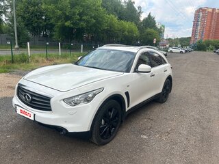 2013 Infiniti QX70, белый, 1440000 рублей, вид 1