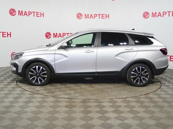 2025 Lada (ВАЗ) Vesta SW Cross I Рестайлинг (NG), серебристый - вид 8