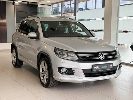 2014 Volkswagen Tiguan I Рестайлинг, серебристый, 1427000 рублей, вид 3