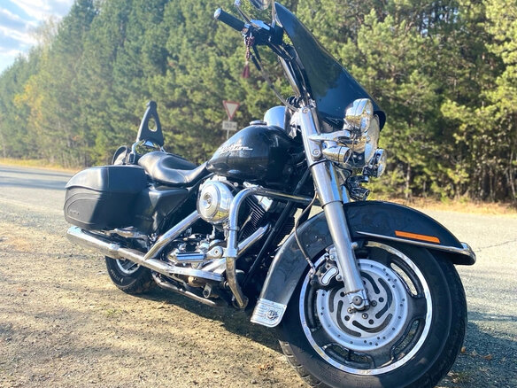 2005 Harley-Davidson Road King, серый, 610000 рублей - вид 10