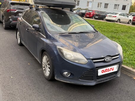 2011 Ford Focus III, синий, вид 1