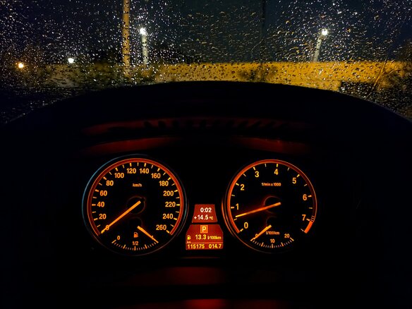 2008 BMW 5 серии 525i V (E60/E61) Рестайлинг, серый - вид 12