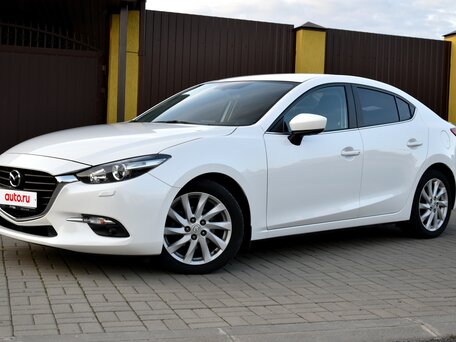 2018 Mazda 3 III (BM) Рестайлинг, белый, 1995000 рублей, вид 1