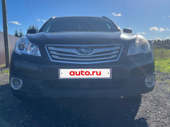 2009 Subaru Outback IV, чёрный, 850000 рублей - вид 1