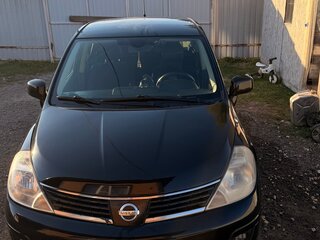 2008 Nissan Tiida I, чёрный, 650000 рублей, вид 2