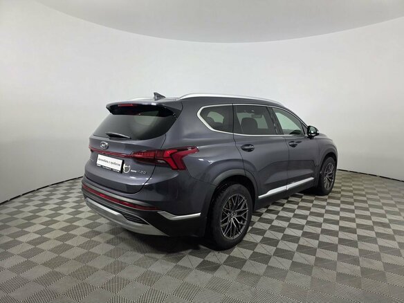 2021 Hyundai Santa Fe IV Рестайлинг, синий - вид 4