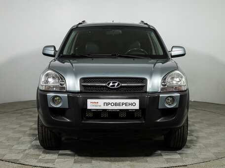 2007 Hyundai Tucson I, голубой, 659585 рублей, вид 2