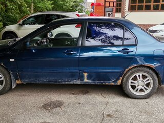 2006 Mitsubishi Lancer IX Рестайлинг, синий, 200000 рублей, вид 3
