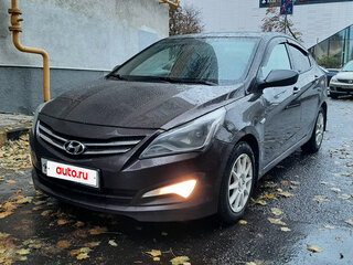 2016 Hyundai Solaris I Рестайлинг, коричневый, 595000 рублей, вид 1