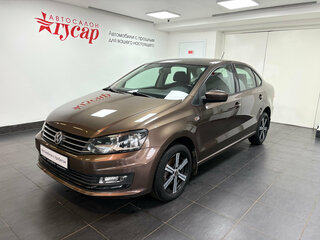 2016 Volkswagen Polo V Рестайлинг, коричневый, 1145000 рублей, вид 1