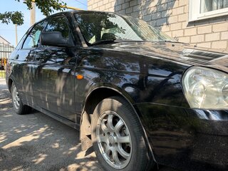 2008 Lada (ВАЗ) Priora I, чёрный, 350000 рублей, вид 5