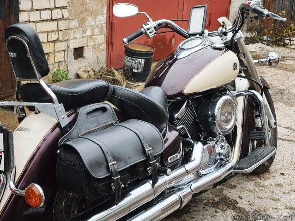 2001 Yamaha XVS1100, красный, 550000 рублей - вид 5