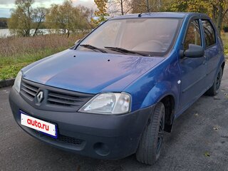 2007 Renault Logan I, синий, 180000 рублей, вид 1