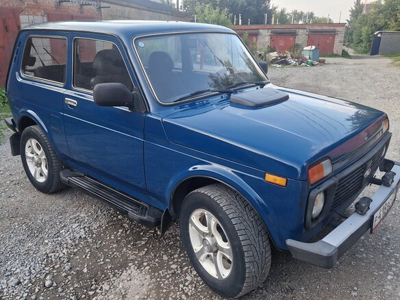 2013 Lada (ВАЗ) 2121 (4x4) I Рестайлинг, синий, 610000 рублей - вид 3