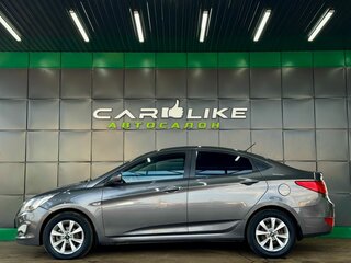 2014 Hyundai Solaris I Рестайлинг, серый, 769000 рублей, вид 3