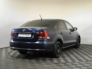 2016 Volkswagen Polo V Рестайлинг, синий, 1200000 рублей, вид 4