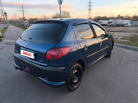 2007 Peugeot 206, синий, 230000 рублей, вид 5