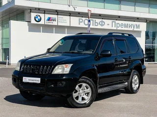 2006 Toyota Land Cruiser Prado 5-speed 120 Series, чёрный, 1258000 рублей, вид 1