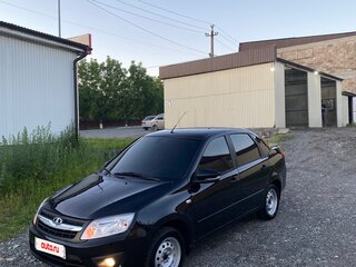 2013 Lada (ВАЗ) Granta I, чёрный, 470000 рублей, вид 1