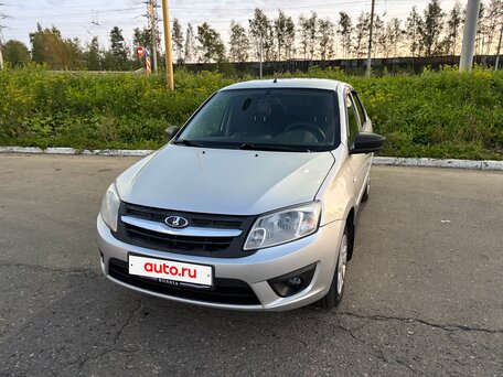 2015 Lada (ВАЗ) Granta I, серый, 409000 рублей, вид 2