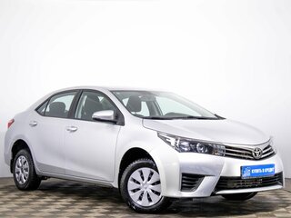 2014 Toyota Corolla XI (E160, E170, E180), серебристый, 1599000 рублей, вид 1