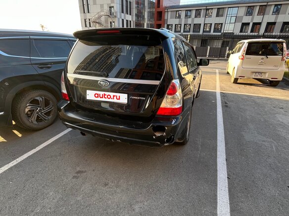 2007 Subaru Forester II Рестайлинг, чёрный, 586000 рублей - вид 4