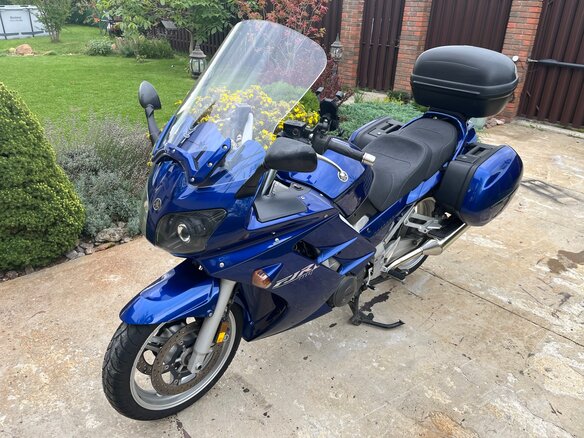 2004 Yamaha FJR1300, синий, 600000 рублей