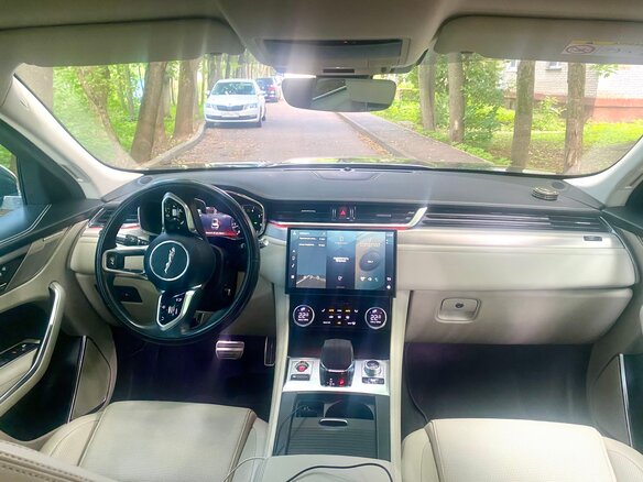 2021 Jaguar F-Pace I Рестайлинг, серый, 3290000 рублей - вид 17