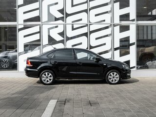 2017 Volkswagen Polo V Рестайлинг, чёрный, 1125000 рублей, вид 5