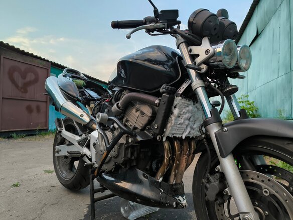 2004 Honda CB 600F Hornet, чёрный, 300000 рублей - вид 3